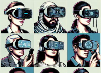 Humans with VR Headset