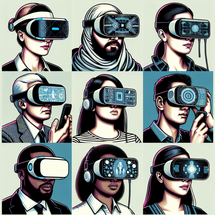 Humans with VR Headset