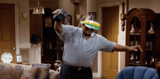 Space age VR Headset